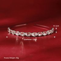 Korean Sweet Lady Water Droplets Rhinestone  Headband  Pressure Hairpin With Accessories Nihaojewelry Wholesale sku image 1
