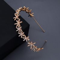 Korean Fashion Simple  Wedding Jewelry Alloy Stars Rhinestone Simple  Hair Accessories Nihaojewely Wholesale sku image 4