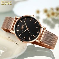 Wholesale Ultra-thin Simple Waterproof Quartz Watch Couple Watch Fashion Personality Trend Watch main image 2