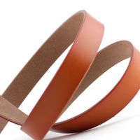 New Leather Thin Belt Wild Fashion Candy Color Decoration Ladies Gown Dress Cowhide Knotted Belt Nihaojewelry Wholesale main image 4