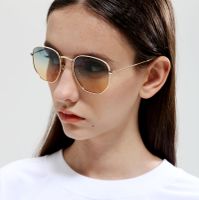 Fashion New Simple  Square Marine Sunglasses  New Retro Metal Sunglasses Nihaojewelry Wholesale main image 6