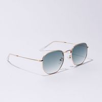 Fashion New Simple  Square Marine Sunglasses  New Retro Metal Sunglasses Nihaojewelry Wholesale main image 5