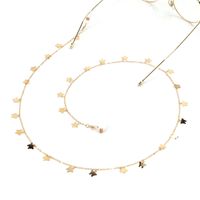 Hot Fashion Butterfly Glass Chain Simple Gold Copper Wholesale Nihaojewerly main image 4