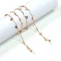 Hot Fashion  Wholesale Simple Gold  Butterfly Glasses Chain Women main image 1