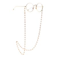 Die Neue 6mm Perle Gold Brille Kette Halskette Sonnenbrille Anti-verlust Und Anti-fall Brille Seil Augen Lanyard main image 3