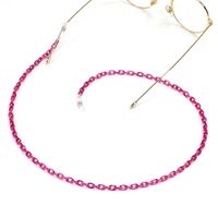Best Selling Fashion Simple And Simple Color Retention Rose Red Thick Glasses Rope Metal Glasses Chain Non-slip Glass Chain main image 4