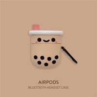 Ins Perl Milch Tee Silikon Airpods Pro3 Generation Bluetooth Headset Schutzhülle Für Airpods2 Headset main image 3