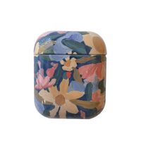 Fashion New  Oil Painting Flowers  Airpods Wireless Bluetooth Headset Water Sticker Protection Hard Shell 1or2 Generation Universal Applicable main image 6