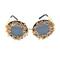 Fashion New Simple  Personality Fashion Sunglasses Baroque Retro Hollow Carved Small Fish Sunglasses Flowers Butterfly Beach Glasses Nihaojewelry Wholesale sku image 3