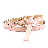 Korea New Simple New Triangle Buckle Belts  Fashion Hipsters  Wild Triangle Personalized Thin Belts Nihaojewelry Wholesale sku image 4