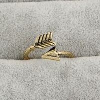 Fashion Retro Punk Arrow Ring Tail Ring Adjustable Opening Bow Arrow Ring Accessories main image 6
