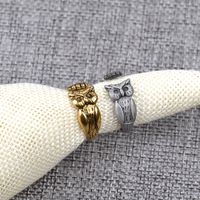 Hot Selling Animal Little Owl Opening Rings Nihaojewelry Fashion Retro Ring Tail Wholesale main image 6