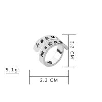Hot Selling Creative Letters Hakuna Matata Love Symbol Ring Accessories Nihaojewelry Wholesale main image 6