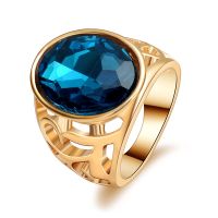 Fashion Simple Golden Agate Ladies Ring Accessories Personality Retro Ring Wholesale main image 1