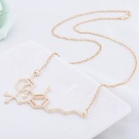 Women's Necklace Chain Clavicle Chain Fashion Popular Personality Jewelry Physical And Chemical Biological Molecular Structure Necklace Accessories main image 5