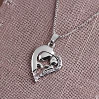 Necklace Chain Clavicle Chainsimple Fashion Love Diamond Mother's Day Gift Necklace Sweater Chain Wholesale main image 3