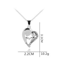 Necklace Chain Clavicle Chainsimple Fashion Love Diamond Mother's Day Gift Necklace Sweater Chain Wholesale main image 6