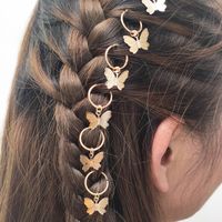 Fashion Headdress Personalized Street Shooting Braid Trend Headdress Butterfly Diy Pendant Hair Accessories Hair Clip main image 6