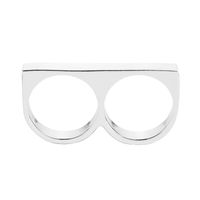 Fashion Exaggerated Punk Men's Hip-hop Ring Letter B-shaped Ring Wholesale sku image 2