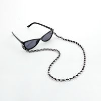 Fashion Jewelry Geometric Single-layer Chain Accessories Retro Handmade Flannel Winding Glasses Chain sku image 2