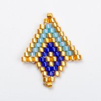 Fashion Miyuki Beads Woven Ladies Accessories Geometric Pattern Models Jewelry Wholesale sku image 4