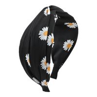 Small Daisy Cross Hairband Department Super Fairy Korea Fabric Hairpin Hairband Simple Wash Face Cute Hair Accessories Out Wholesale main image 6