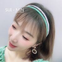 Korea Band Simple Candy Color Sequins Fine-edged Wire Headband Hair Bundle Diy Hair Hole Girl main image 5