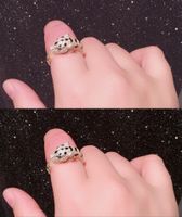 Leopard Head Ring Domineering Creative Trendy Light Luxury Micro-set Zircon Green Eyes Index Finger Ring Opening Wholesale main image 6