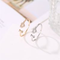 New Ring Fashion Letter Jewelry Personalized Love Women's Single Ring Trend Love Opening Couple Ring main image 5