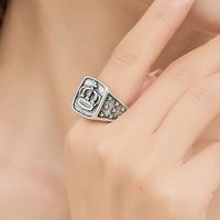 Ring Jewelry European And American Retro Crown Gothic Men's Ring Cross-border Hot Sale Metal Ring Wholesale main image 3
