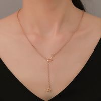 Nouveau Collier Style Sexy Étoile Lune Pendentif Simple Sauvage Collier Dames Chaîne De Clavicule En Gros main image 6