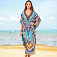 Verano Moda Nuevo Posicionamiento Playa Falda Larga Suelta Gran Tamaño Estilo Bata Falda De Vacaciones Blusa Bikini Nihaojewelry Al Por Mayor main image 3