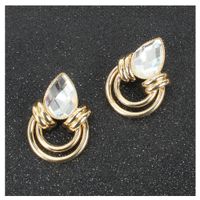 Fashion Geometric Earrings Simple Personality Alloy Retro Earrings Girls Earrings Wholesale Nihaojewelry main image 4