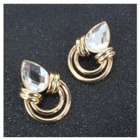 Fashion Geometric Earrings Simple Personality Alloy Retro Earrings Girls Earrings Wholesale Nihaojewelry main image 5