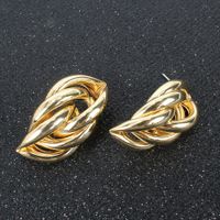 Fashion Geometric Metal Earrings Simple Personality Wild Street Beat Earrings Wholesale Nihaojewelry main image 5