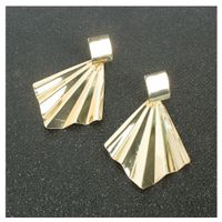 Fashion Temperament Earrings Simple Wild Metal Earrings Exaggerated Gold Earrings Wholesale Nihaojewelry main image 4