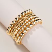 Qingdao Europäischer Und Amerikanischer Schmuck Ccb Perlen Elastische Linie Verstellbar 6 Sätze Damen Armbänder Neu main image 1