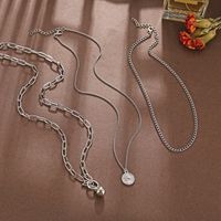 Harajuku Style Street Hip-hop Multi-layer Unisex Trend Personality Necklace Creative Simple Necklace Wholesale Nihaojewelry main image 5