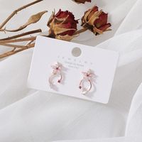 Summer Flower Earrings 925 Silver Needle Fashion Micro Inlay Zircon Small Flower Earrings Color Daisy Flower Earrings main image 4