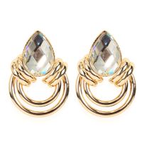 Fashion Geometric Earrings Simple Personality Alloy Retro Earrings Girls Earrings Wholesale Nihaojewelry sku image 1