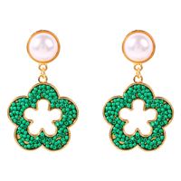 Fashion Wild Flower Earrings Boho Color Rice Beads Geometric Hollow Flower Earrings Wholesale Nihaojewelry sku image 2