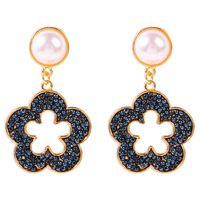 Fashion Wild Flower Earrings Boho Color Rice Beads Geometric Hollow Flower Earrings Wholesale Nihaojewelry sku image 3