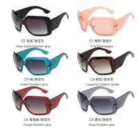 Classic Best Selling New Big Frame Sunglasses Uv400 Sunglasses Trend Arc Frame  Wholesale Nihaojewelry main image 3