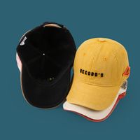 Men's Wear Old Washed Cap Spring New Fashion Embroidered Letters Solid Color Casual Hat  Wholesale Sun Hat main image 6