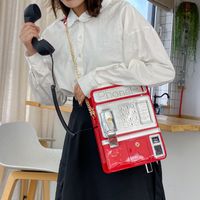 Fashion  New Creative Digital Telephone Messenger Bag Spoof Fun Can Answer The Phone Receiver Bag Nihaojewelry Wholesale main image 6