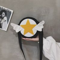 اليابانية أزياء جديد لطيف الكرتون ماجيك ساكورا قماش الكتف حقيبة فتاة لطيف مضحك محفظة بالجملة sku image 2