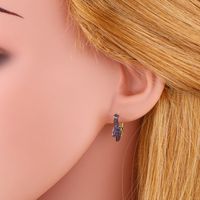Fashion Niche Earrings Personality Star Earrings Girls Color Zircon Earrings Set Wholesale Nihaojewelry main image 6