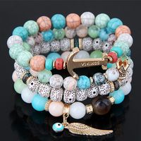 Fashion Trend Simple And Versatile Multi-layer Bead Temperament Bracelet Wholesale Nihaojewelry sku image 2