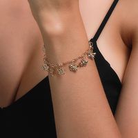 جديد خلخال أزياء صغيرة فراشة خلخال المرأة المعادن فراشة قلادة خلخال الجملة Nihaojewelry main image 3