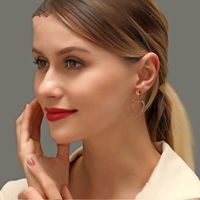 Außenhandel Neue Liebes Ohrringe Europäische Und Amerikanische Süße Herzförmige Hohle Ohrringe Mädchen Herz Diamant Pfirsich Herz Ohrringe Ohrringe main image 6